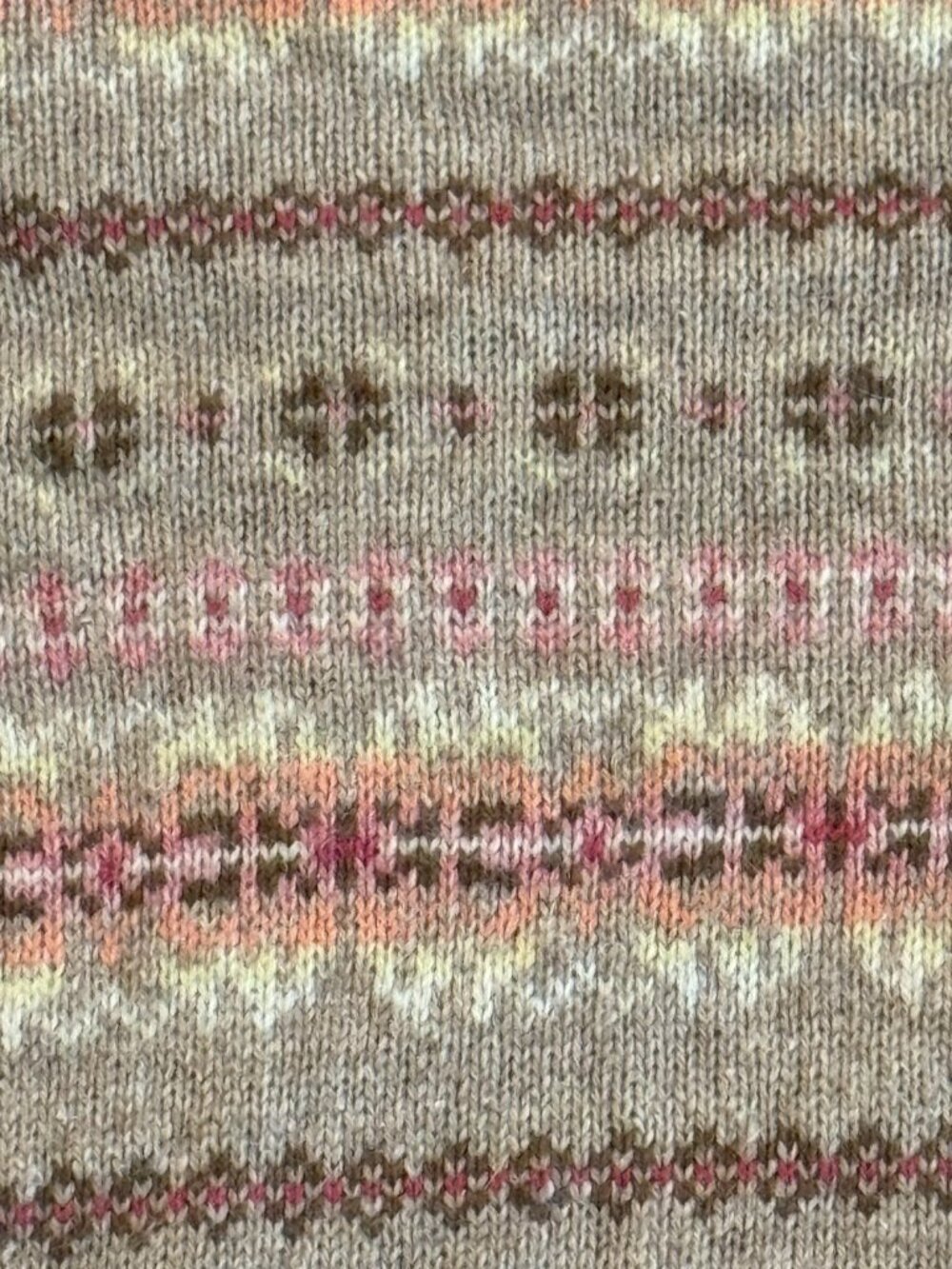 American Eagle Women’s XL Fair Isle Angora Wool Cashmere Sweater Y2K - Picture 8 of 8